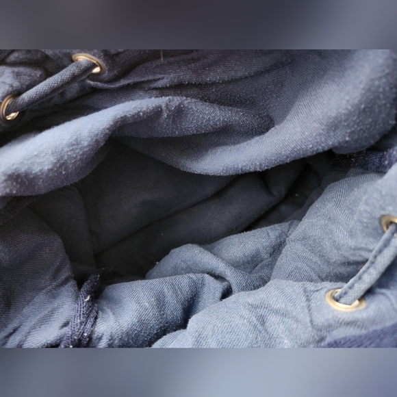 SOLD - Disney Backpack Blue/Red with Mickey, Duffy Duck and Goofy Embroided - Picture 11 of 14